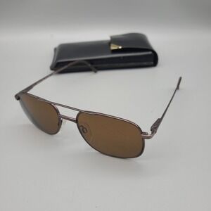 CVO Tech Clint Brown 58-18-145 Metal Aviator Glasses CLEAR VISION OPTIC